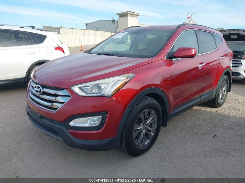 VIN 5XYZU3LB9FG236790 2015 Hyundai Santa Fe, Sport no.2