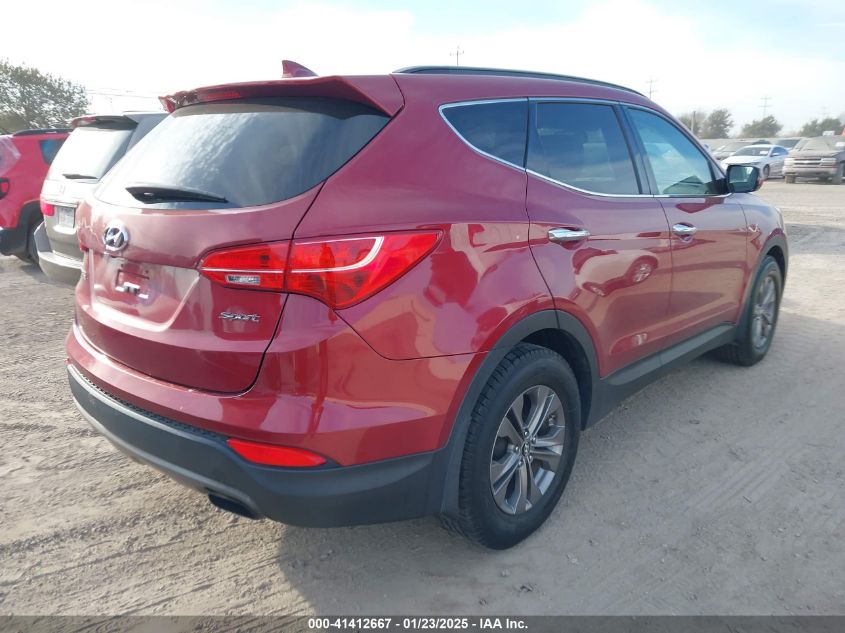 VIN 5XYZU3LB9FG236790 2015 Hyundai Santa Fe, Sport no.4