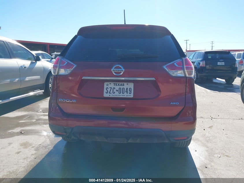 2015 NISSAN ROGUE S/SL/SV - KNMAT2MV9FP552979