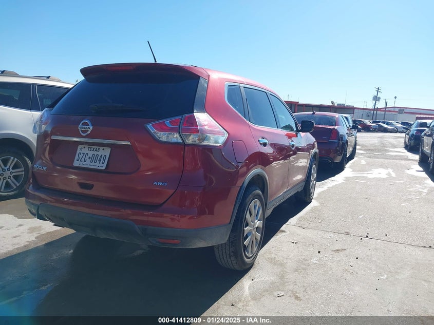 2015 NISSAN ROGUE S/SL/SV - KNMAT2MV9FP552979