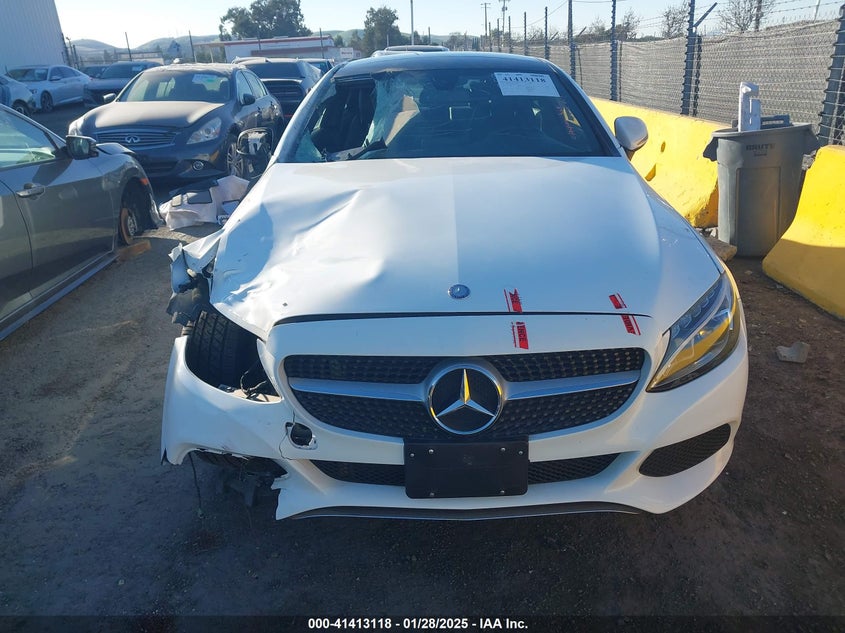 2017 MERCEDES-BENZ C 300 VIN: WDDWJ4JB4HF505505