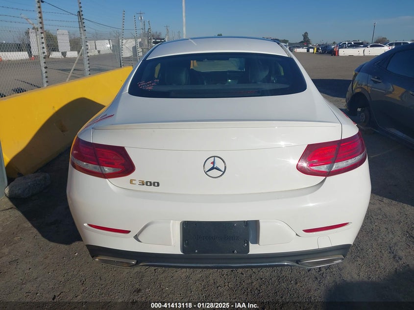 2017 MERCEDES-BENZ C 300 VIN: WDDWJ4JB4HF505505