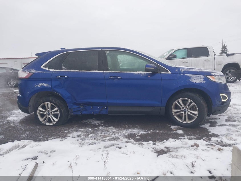 2015 Ford Edge Sel VIN: 2FMTK4J92FBB26651 Lot: 41413351