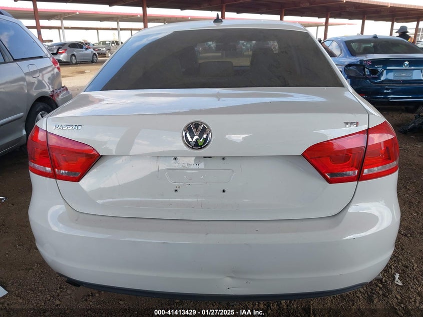2015 VOLKSWAGEN PASSAT VIN: 1VWAT7A39FC109381