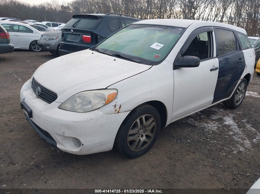 2005 Toyota Matrix white hatchback gasoline 2T1LR32E65C332616 photo #3