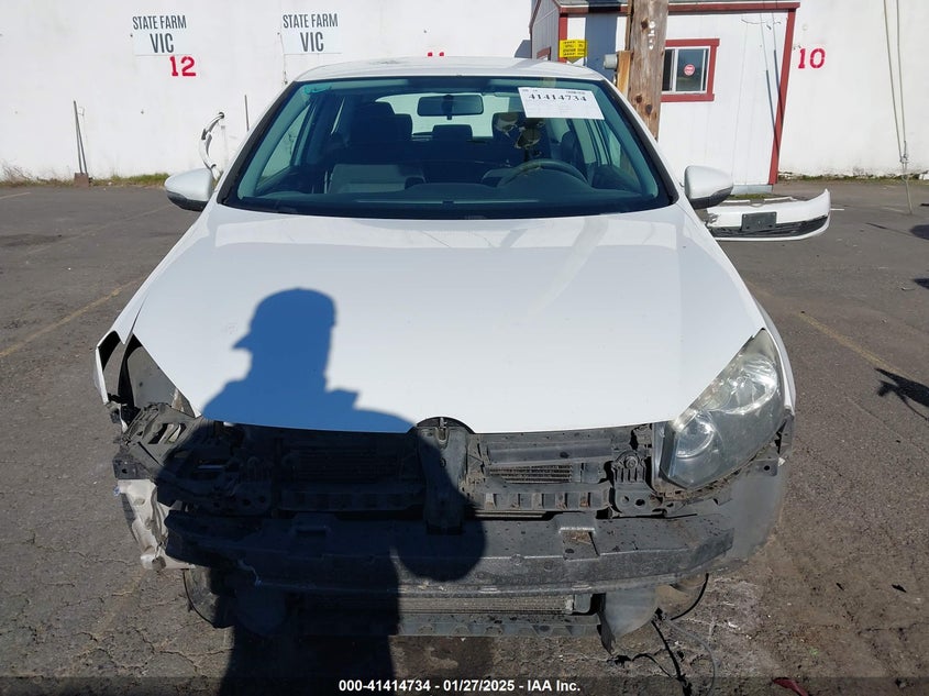 2010 VOLKSWAGEN GOLF VIN: WVWAB7AJ6AW403297