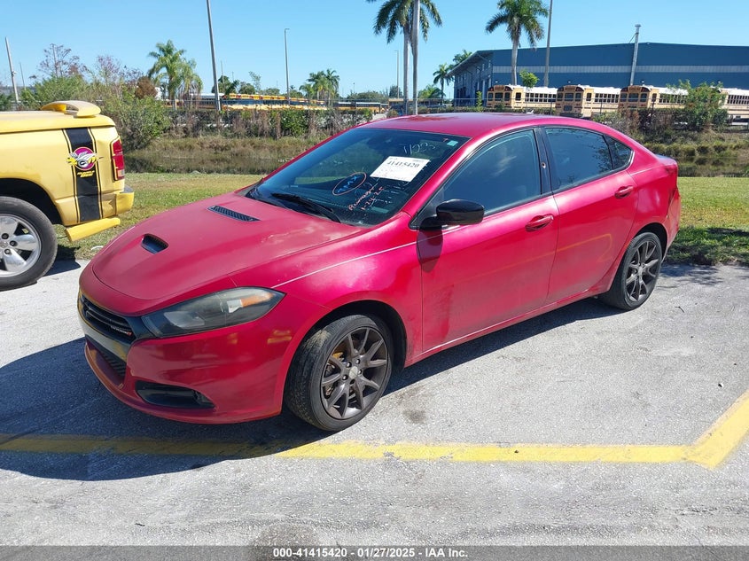 Vin: 1c3cdfbb5gd624452, lot: 41905968, dodge dart sxt 20162