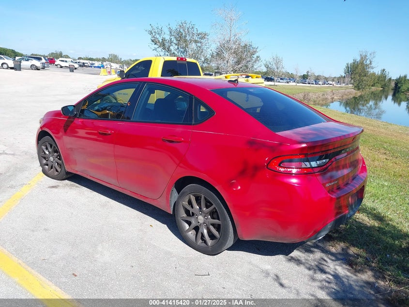 Vin: 1c3cdfbb5gd624452, lot: 41905968, dodge dart sxt 20163