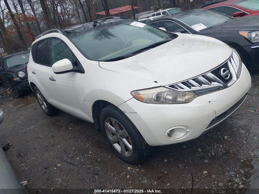 2009 NISSAN MURANO VIN: JN8AZ18WX9W203808