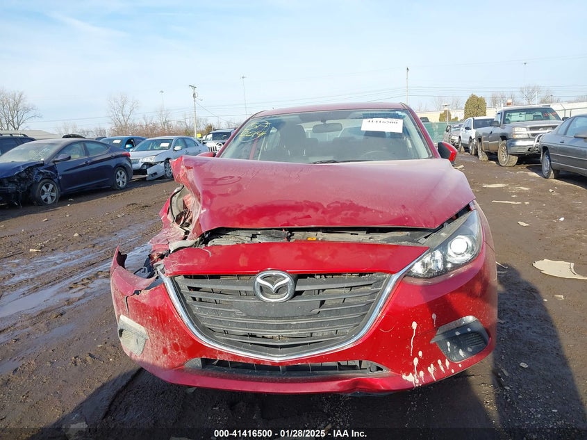 2014 MAZDA MAZDA3 VIN: JM1BM1W76E1123407
