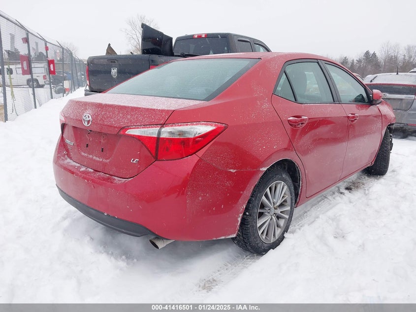 2014 TOYOTA COROLLA VIN: 5YFBURHE0EP135641