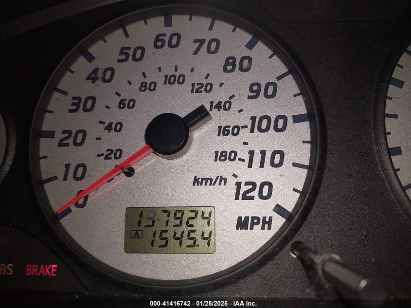 2002 Nissan Pathfinder Se VIN: JN8DR09Y62W710010 Lot: 41416742