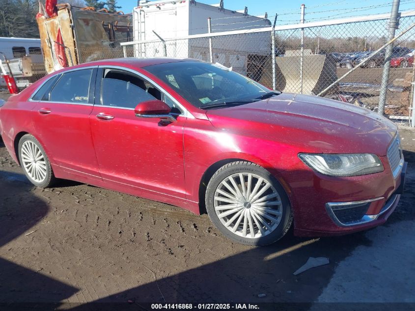 2017 Lincoln Mkz Reserve VIN: 3LN6L5F9XHR645850 Lot: 41416868