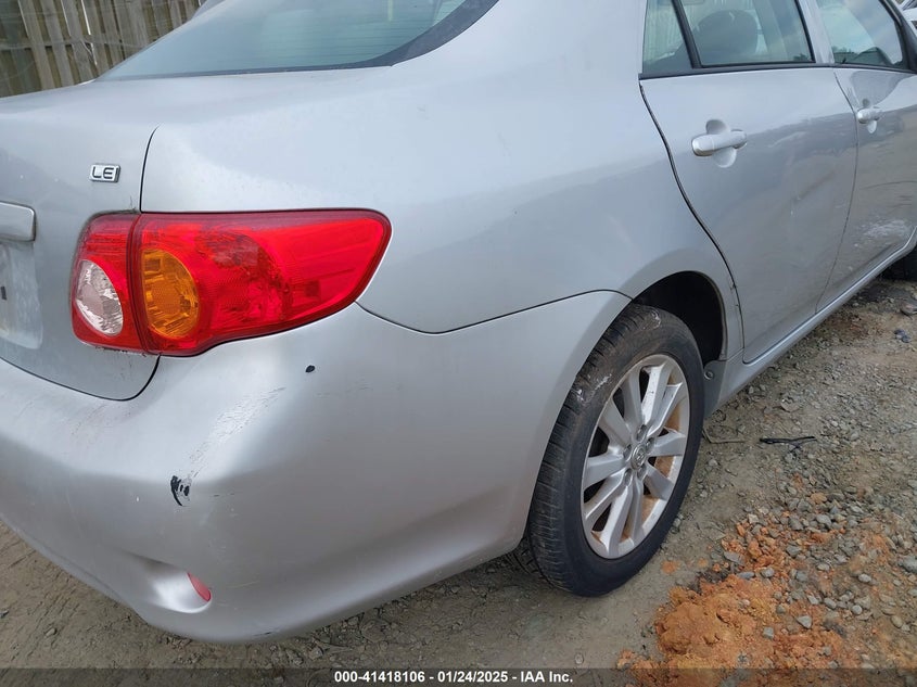 2009 TOYOTA COROLLA VIN: JTDBL40E799072096
