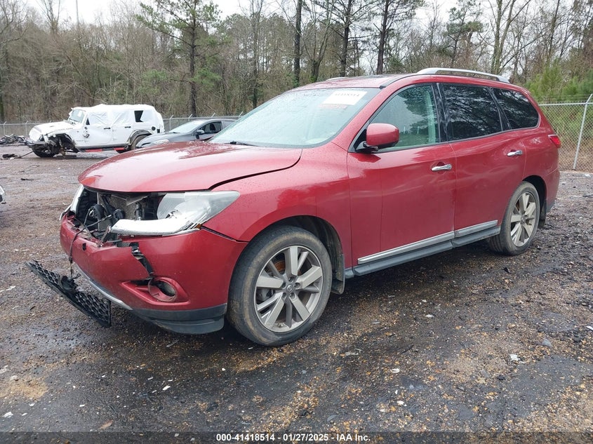 2014 NISSAN PATHFINDER PLATINUM - 5N1AR2MN9EC604529