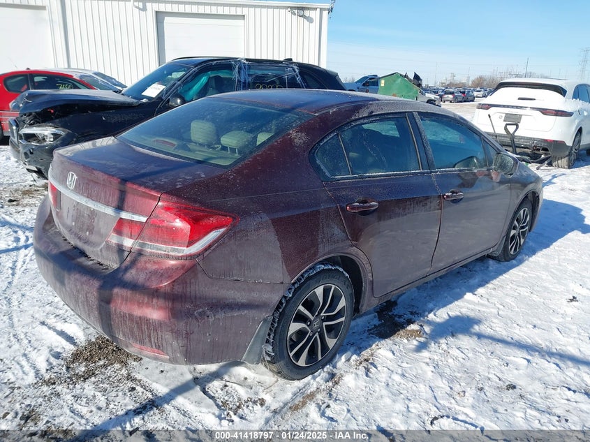 2014 HONDA CIVIC VIN: 19XFB2F8XEE232343