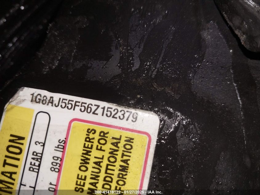 2006 Saturn Ion 2 VIN: 1G8AJ55F56Z152379 Lot: 41419122