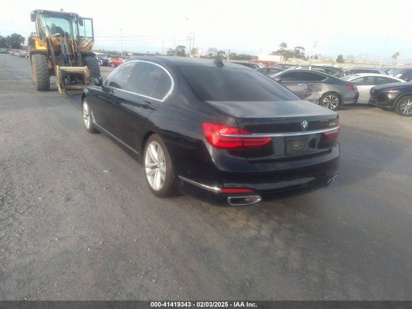 Vin: wba7f0c55kgm24723, lot: 41909891, bmw 750i 20193