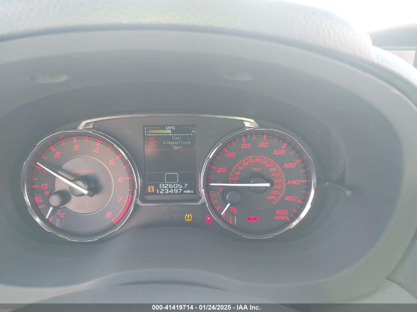 2016 Subaru Wrx VIN: JF1VA1E6769808363 Lot: 41419714