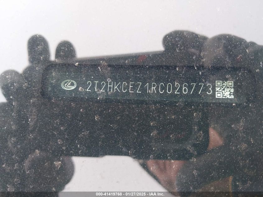 2024 Lexus Nx 350H Luxury VIN: 2T2HKCEZ1RC026773 Lot: 41419768