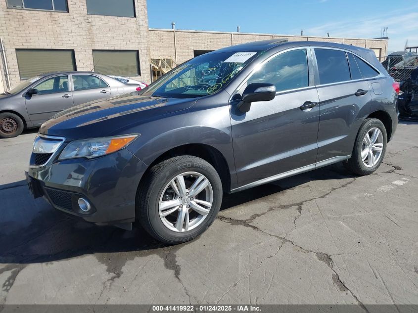 VIN 5J8TB3H51FL004298 2015 ACURA RDX no.2