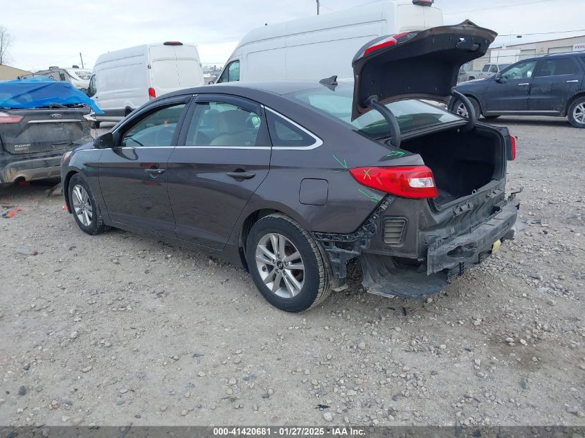 VIN 5NPE24AF8GH385542 2016 HYUNDAI SONATA no.3