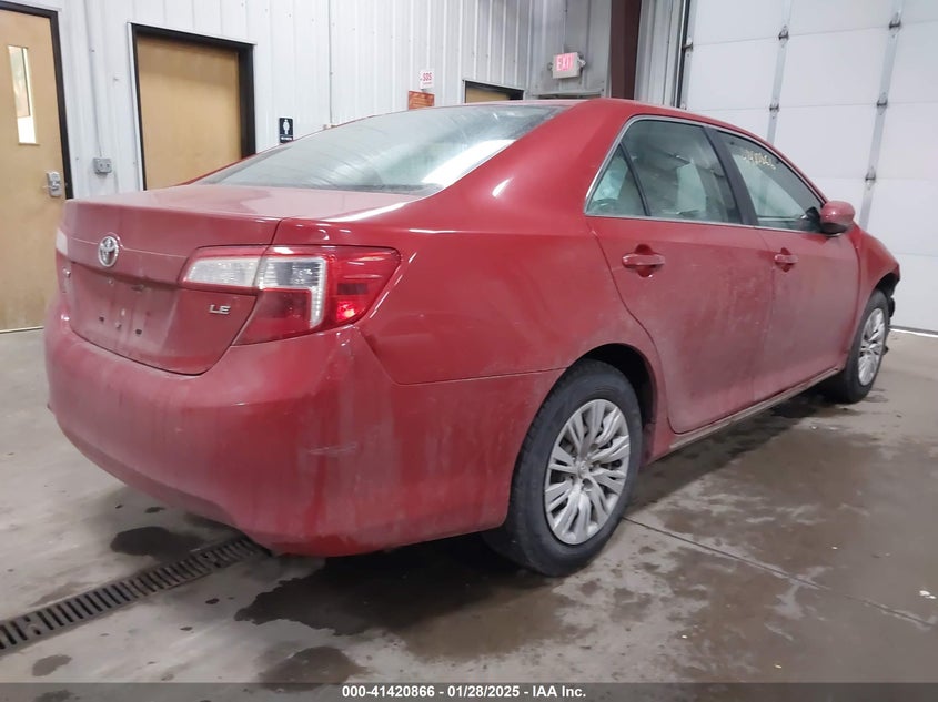 2012 TOYOTA CAMRY VIN: 4T4BF1FK5CR249527