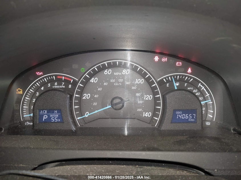 2012 TOYOTA CAMRY VIN: 4T4BF1FK5CR249527