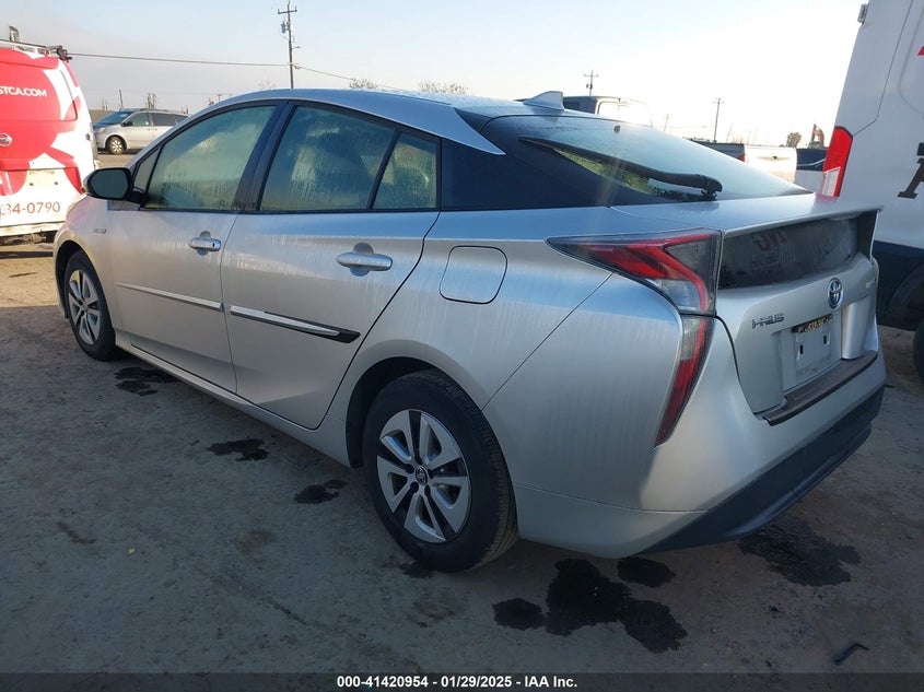 2016 TOYOTA PRIUS VIN: JTDKARFU9G3500641