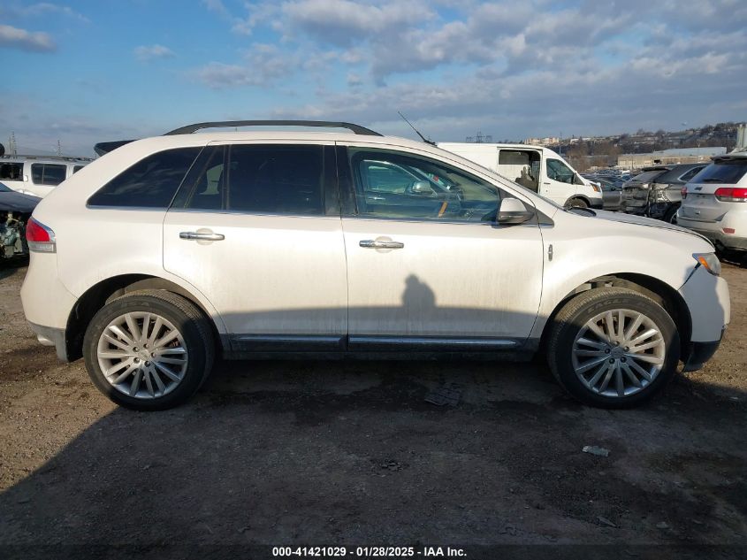 2012 Lincoln Mkx VIN: 2LMDJ8JK1CBL05068 Lot: 41421029