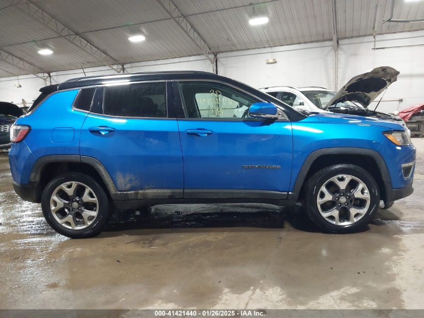 2018 Jeep Compass Limited 4X4 VIN: 3C4NJDCB6JT365648 Lot: 41421440