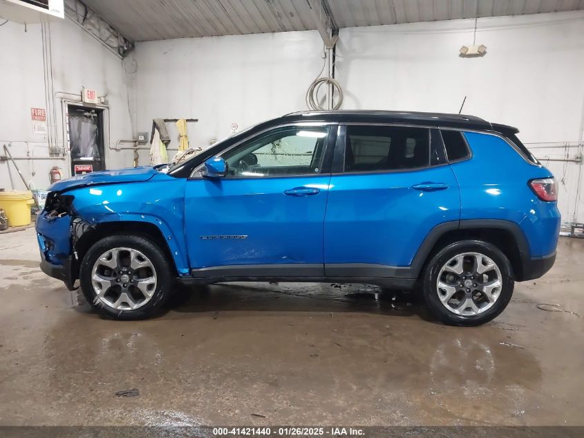 2018 Jeep Compass Limited 4X4 VIN: 3C4NJDCB6JT365648 Lot: 41421440
