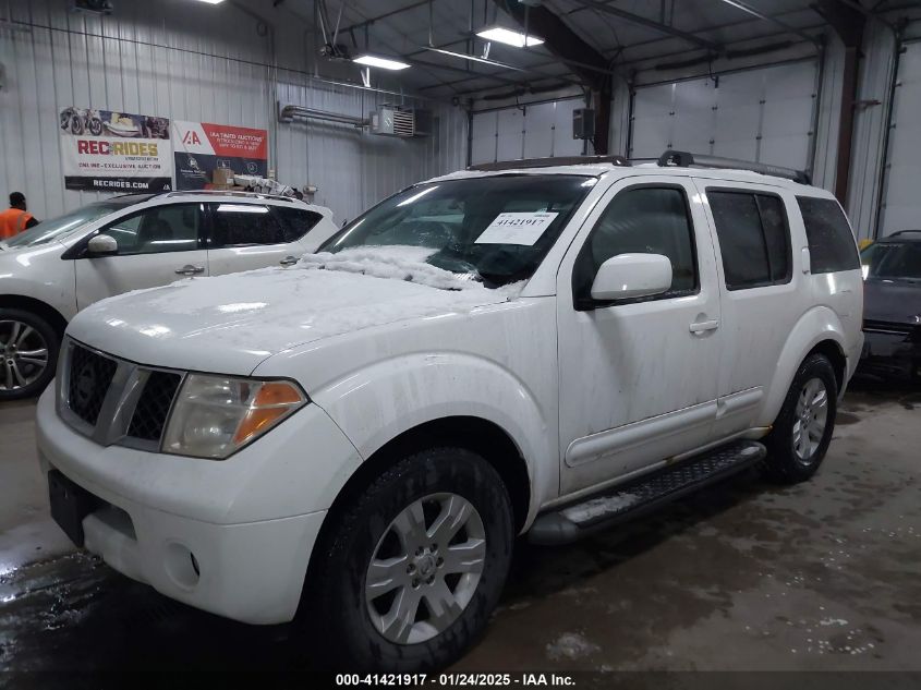 2006 Nissan Pathfinder Le/S/Se VIN: 5N1AR18U06CC65322 Lot: 41421917