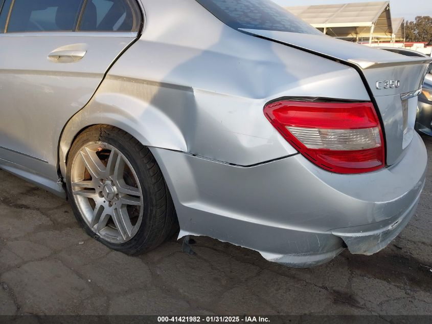 2008 Mercedes-Benz C 350 Sport VIN: WDDGF56X08F065072 Lot: 41421982