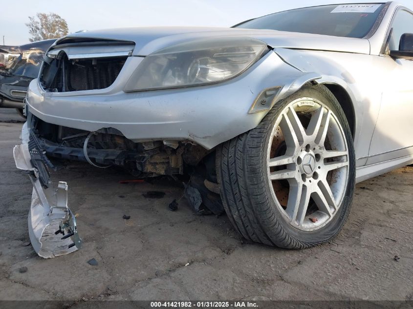 2008 Mercedes-Benz C 350 Sport VIN: WDDGF56X08F065072 Lot: 41421982