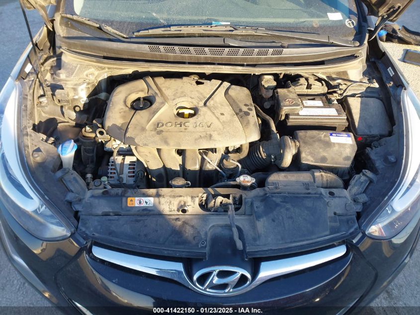 VIN KMHDH4AEXFU310097 2015 Hyundai Elantra, SE no.10