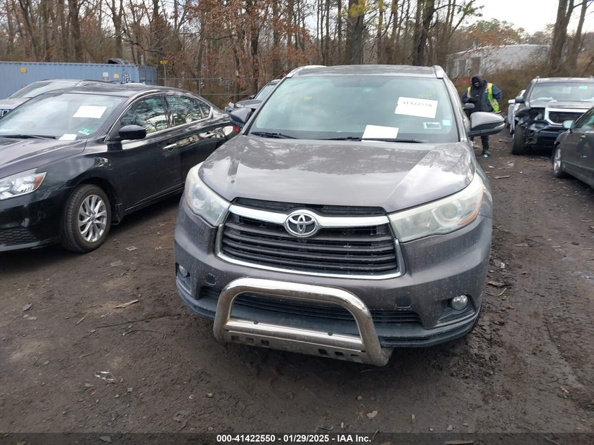 2016 TOYOTA HIGHLANDER XLE V6 - 5TDJKRFH3GS235080