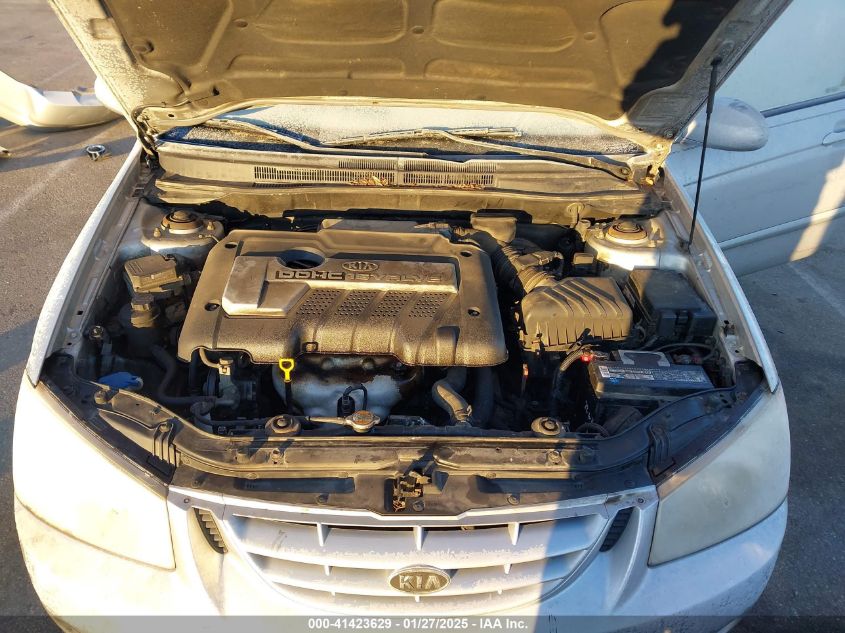 2006 Kia Spectra Ex/Lx/Sx VIN: KNAFE121465368195 Lot: 41423629