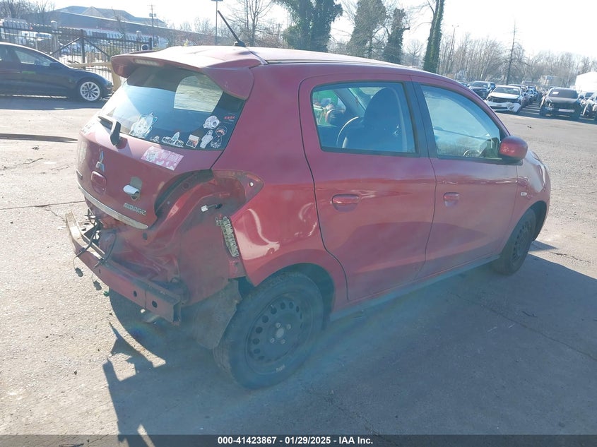 2017 MITSUBISHI MIRAGE ES - ML32A3HJ0HH007356