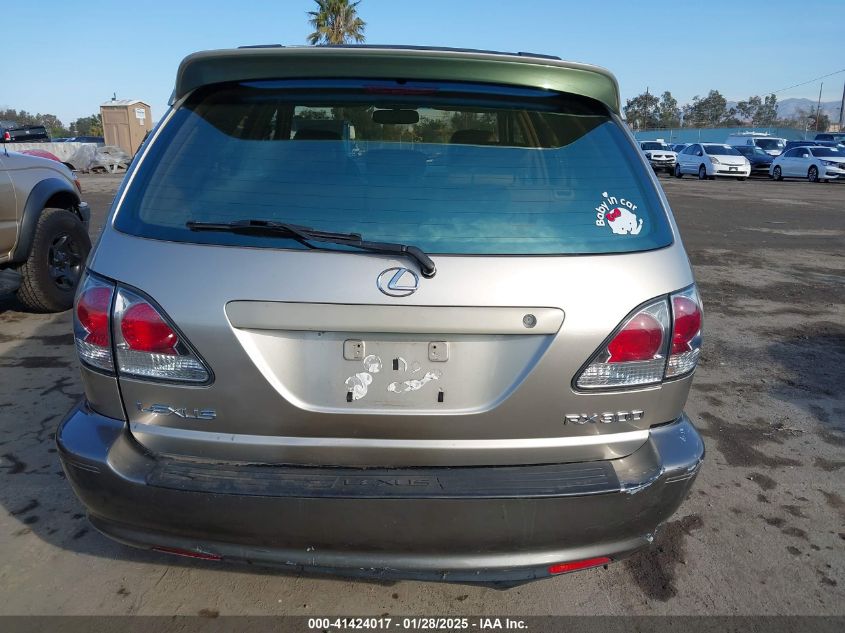 2001 Lexus Rx 300 VIN: JTJHF100210199285 Lot: 41424017