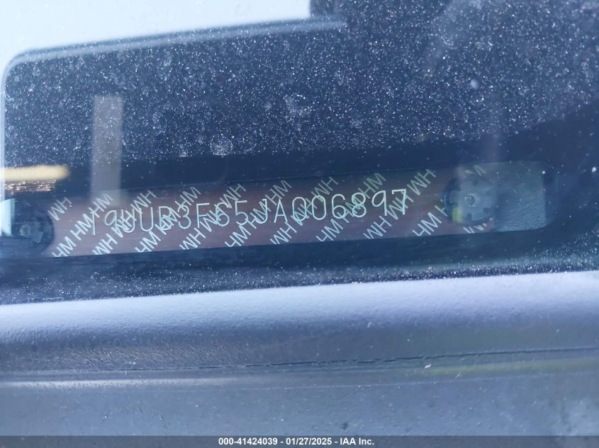 2018 Acura Tlx Tech A-Spec Pkgs VIN: 19UUB3F65JA006897 Lot: 41424039