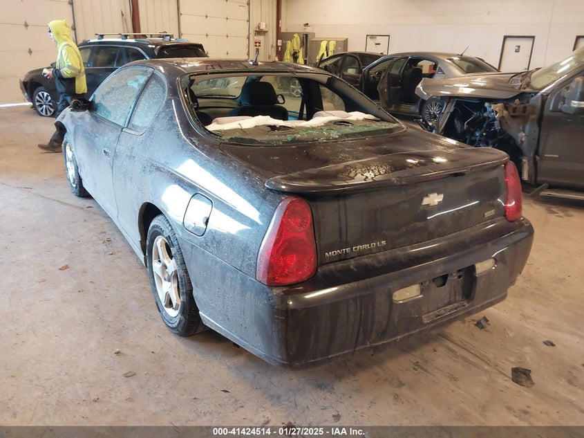 2007 CHEVROLET MONTE CARLO VIN: 2G1WJ15K579264718