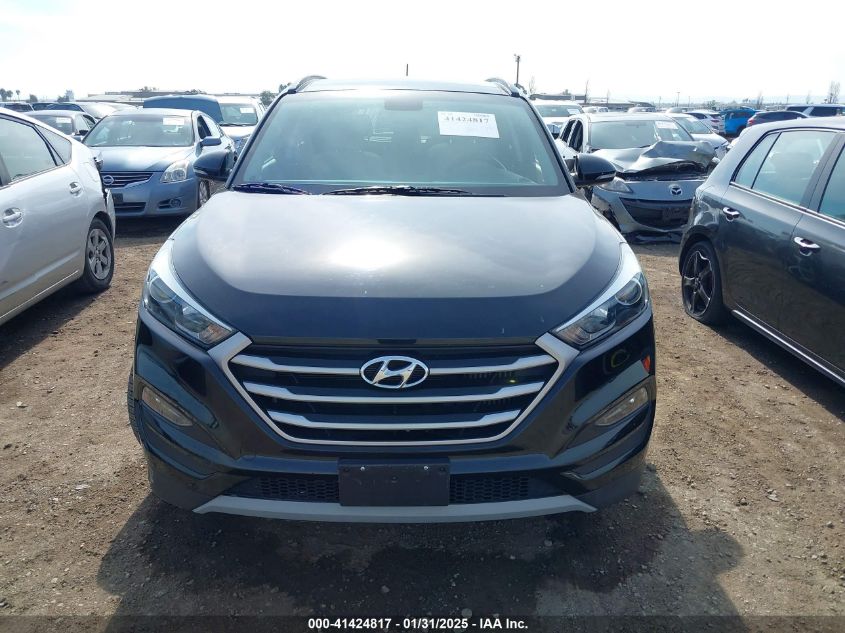 2017 Hyundai Tucson Limited/Sport And Eco/Se VIN: KM8J33A21HV582557 Lot: 41424817