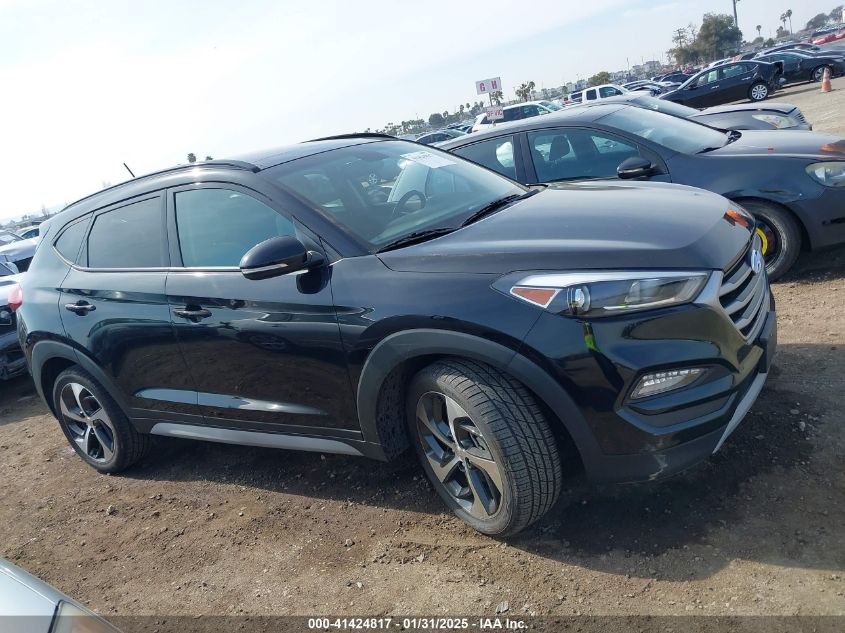 2017 Hyundai Tucson Limited/Sport And Eco/Se VIN: KM8J33A21HV582557 Lot: 41424817