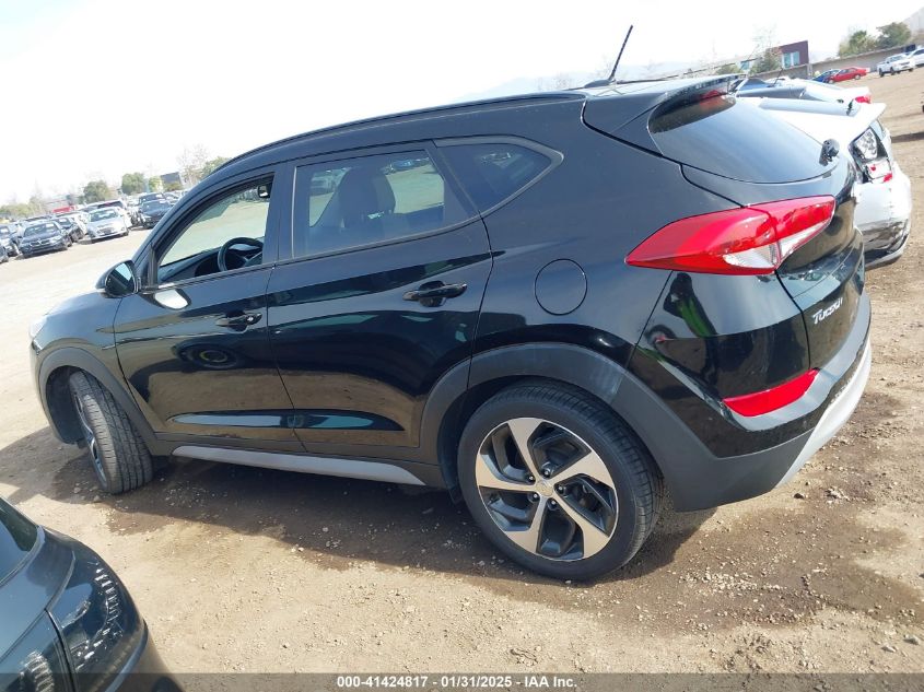 2017 Hyundai Tucson Limited/Sport And Eco/Se VIN: KM8J33A21HV582557 Lot: 41424817