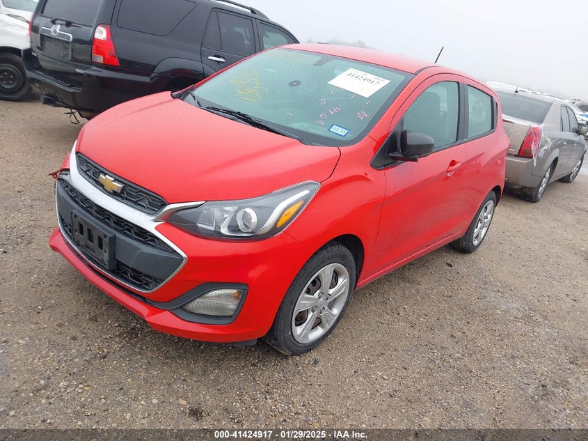 Vin: kl8cb6sa7lc411634, lot: 41915465, chevrolet spark fwd ls automatic 20202