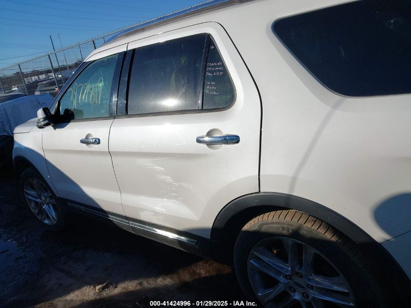 2016 Ford Explorer Limited VIN: 1FM5K8F87GGB03828 Lot: 41424996