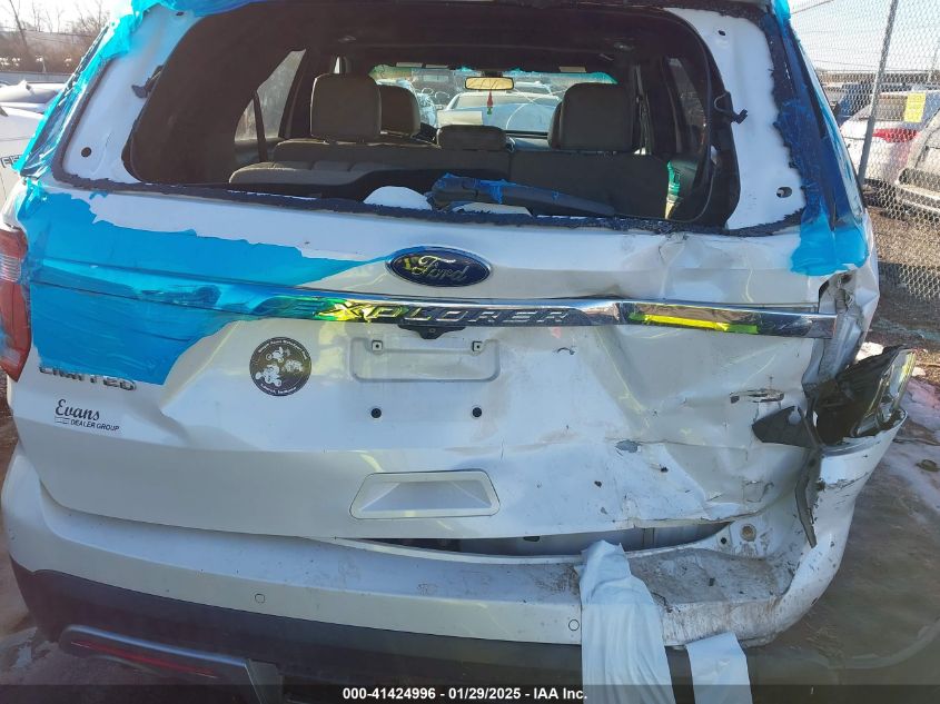 2016 Ford Explorer Limited VIN: 1FM5K8F87GGB03828 Lot: 41424996