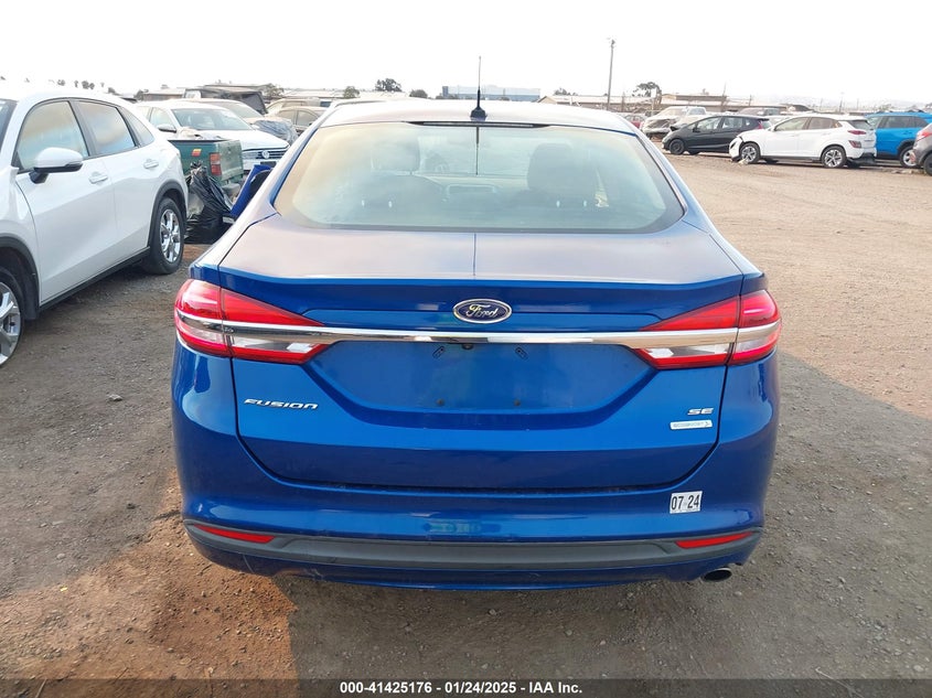 2017 FORD FUSION VIN: 3FA6P0HD0HR277309