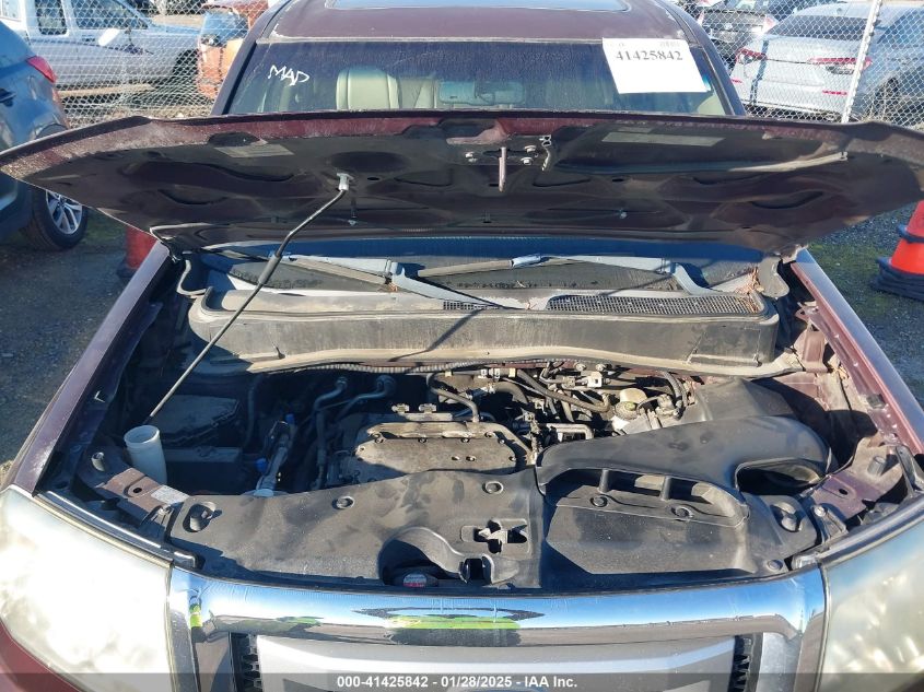 2009 Honda Pilot Exl VIN: 5FNYF486898035661 Lot: 41425842